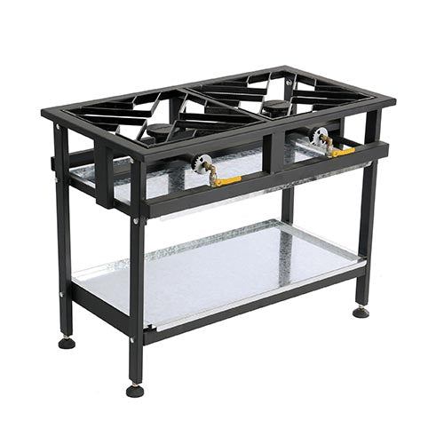 Boiling Table Gas - Commercial - 2 Burner Straight