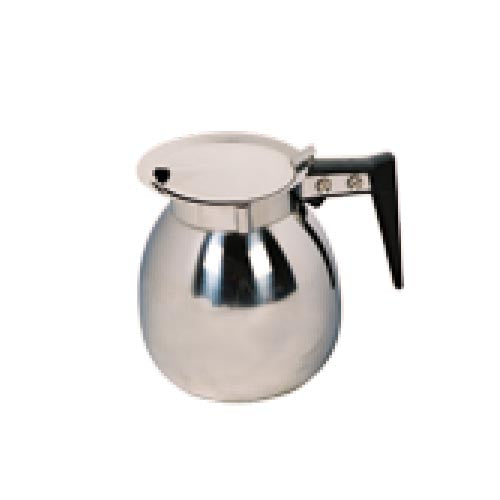 Coffee Decanter - Stainless Steel & Lid - 2Lt