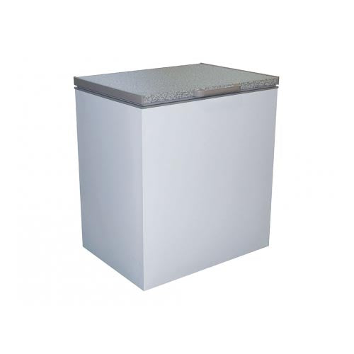 Solid Top Box Chest Freezer Fridge Star - Commercial - 192L - Granite Look T