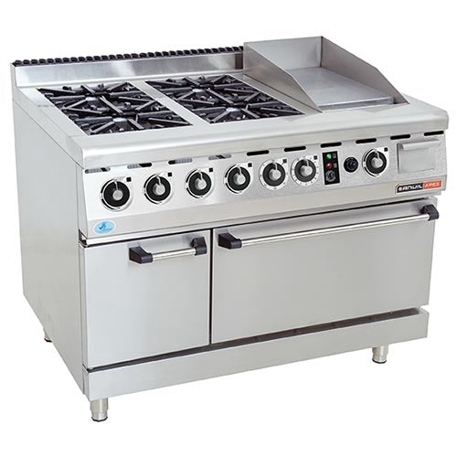 [Discontinued] Gas Stove With Gas Oven Anvil - Combi/Flat Top -