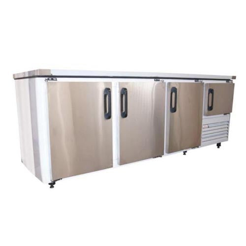 Underbar Fridge 2500mm - 3 1/2 Door Fridge Star - Swing Solid S/Steel Drs