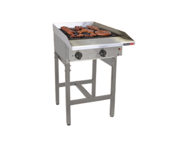 Gas Griller Anvil - 4 Burner Radiant - Free Standing