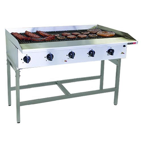 Gas Griller Anvil - 10 Burner Radiant - Free Standing