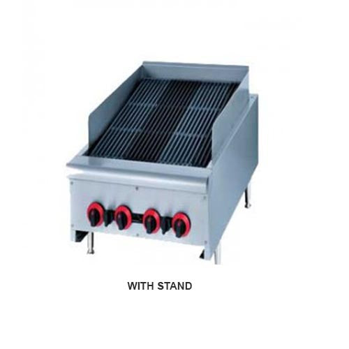 Gatto 600mm Gas Char Broiler - Floor Standing Heavy Duty