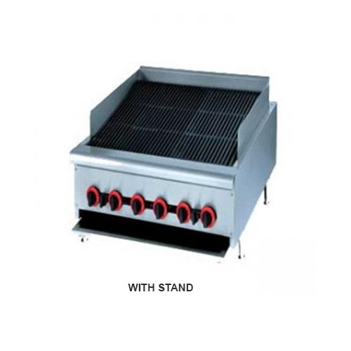 Gatto 900mm Gas Char Broiler - Floor Standing Heavy Duty