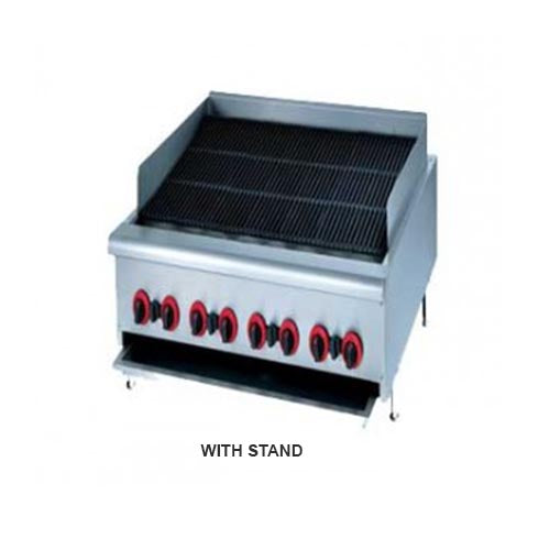 Gatto 1200mm Gas Char Broiler - Floor Standing Heavy Duty