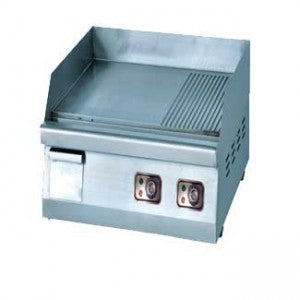 Gatto 600mm 1/2 Flat 1/2 Ribbed Top Table Top Electric Griller