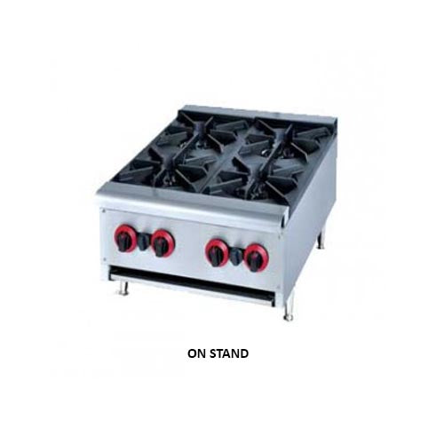 Gatto Boiling Table 4 Burner - Floor Standing Heavy Duty