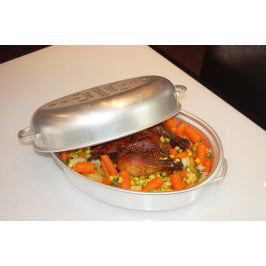 Alluminium Small Oval Roaster - 210 X 300 X 140mm