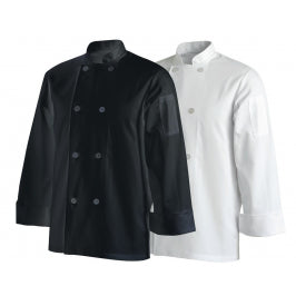 Chefs Uniform Jacket Basic Long - Black - X Small