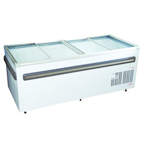 Island Freezer Fridge Star Visitop Display Merchandiser 2000mm - Sliding Doo