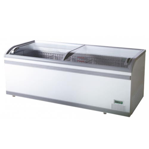 Island Freezer Fridge Star Visitop Display Merchandiser 2500mm - Sliding Doo